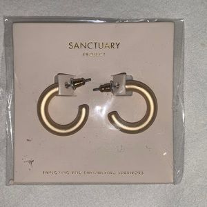 Sanctuary Project thick gold hoops new